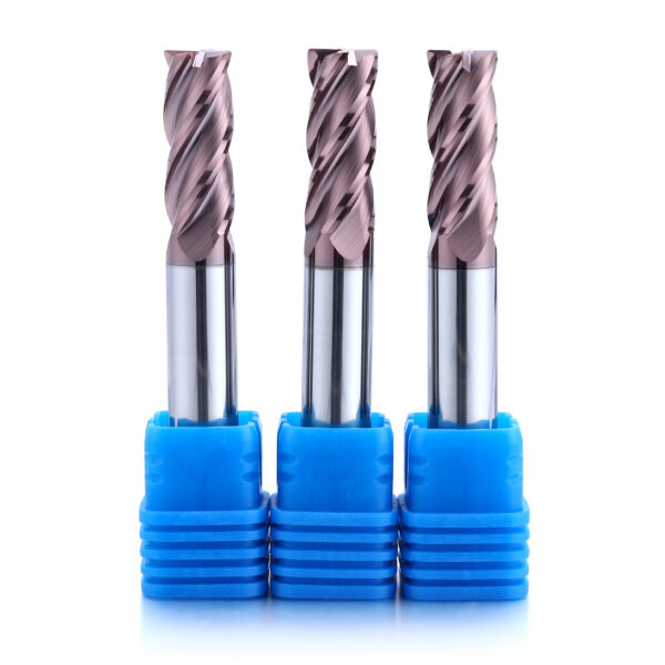 Carbide 4 Flutes HRC 65 Corner radius End Mill