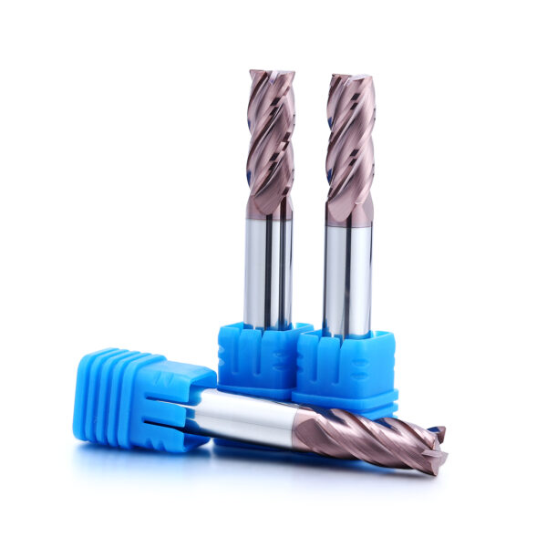 Carbide 4 Flutes HRC 65 Corner radius End Mill