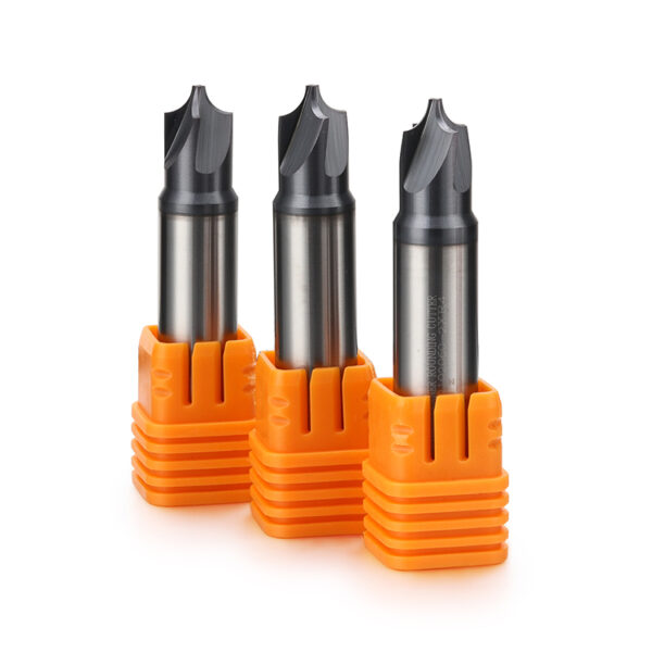 Solid carbide corner rounding end mill
