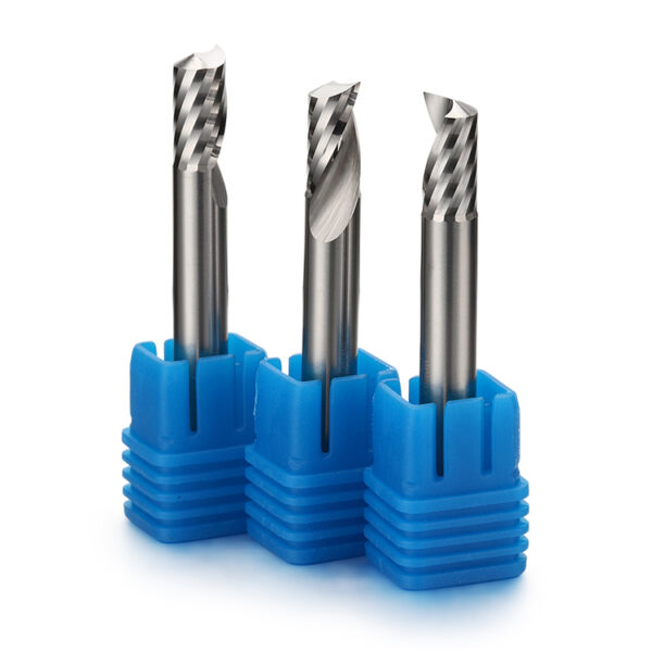 ZHY Carbide Single Flute Mirror End Mill For Aluminum Alloy