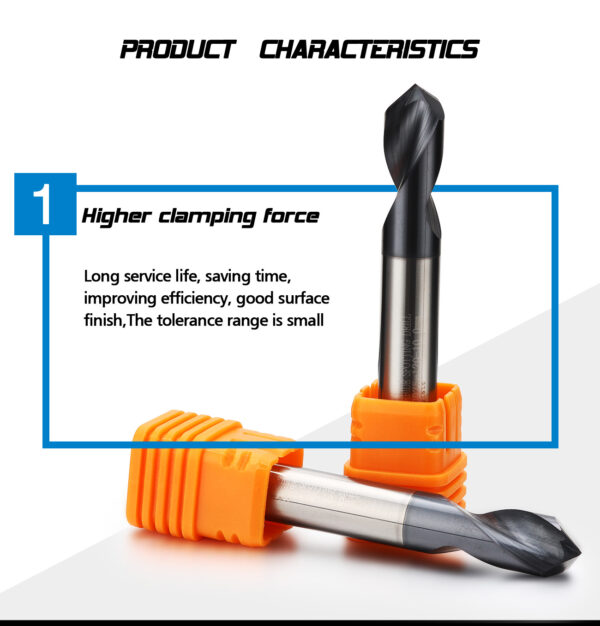 ZHY 60°/90°/120° 2 Flutes CNC Spotting Drills