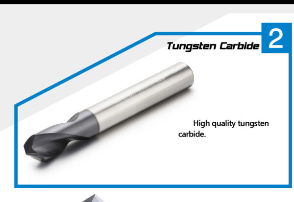 ZHY 60°/90°/120° 2 Flutes CNC Spotting Drills