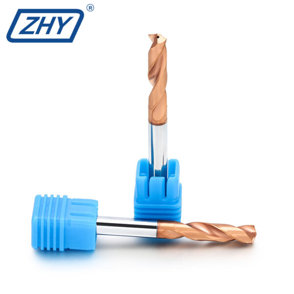 ZHY 2 Flutes High Speed Internal Cooling Carbide Drill