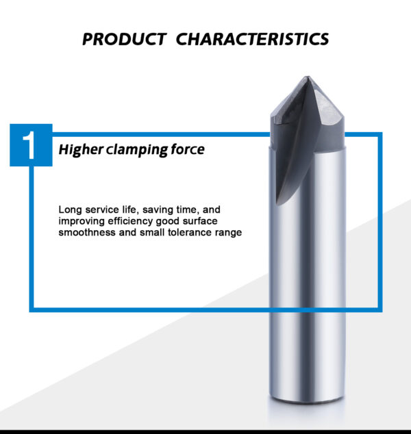 ZHY Solid Carbide PCD Chamfering End Mill