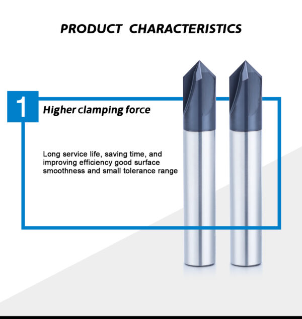 ZHY Carbide 4 Flute Chamfering End Mill