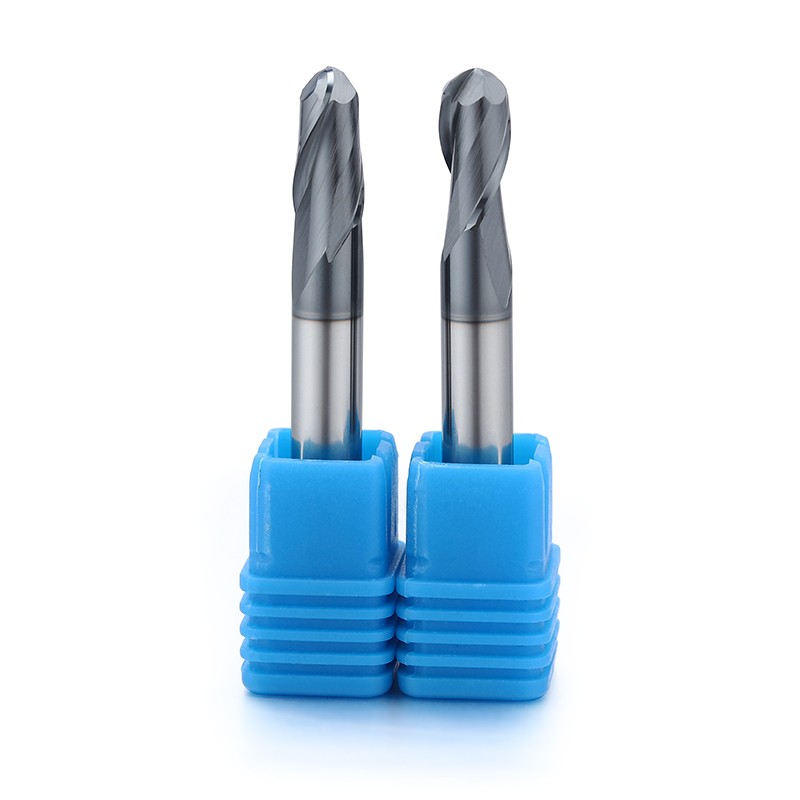 Carbide ball nose end mill for stainless steel