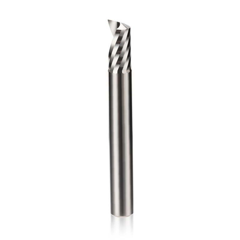 Single flute carbide end mill for aluminum