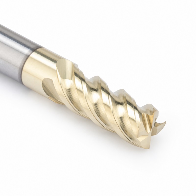carbide square end mill for titaninum alloy