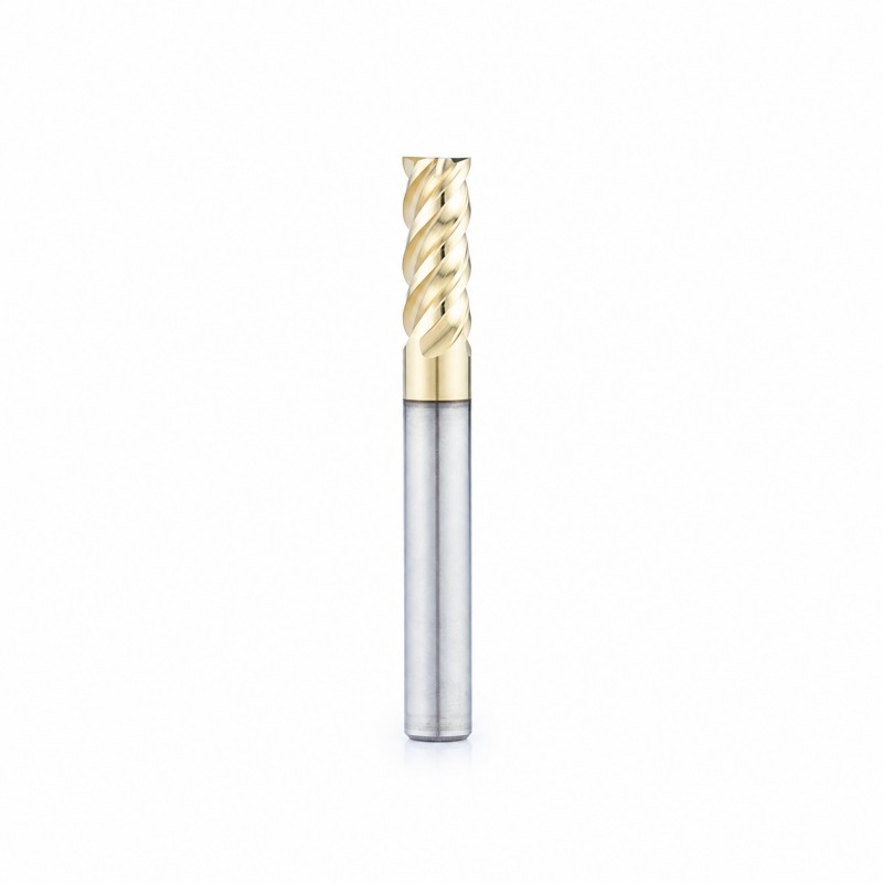 Carbide square end mill for titanium alloy