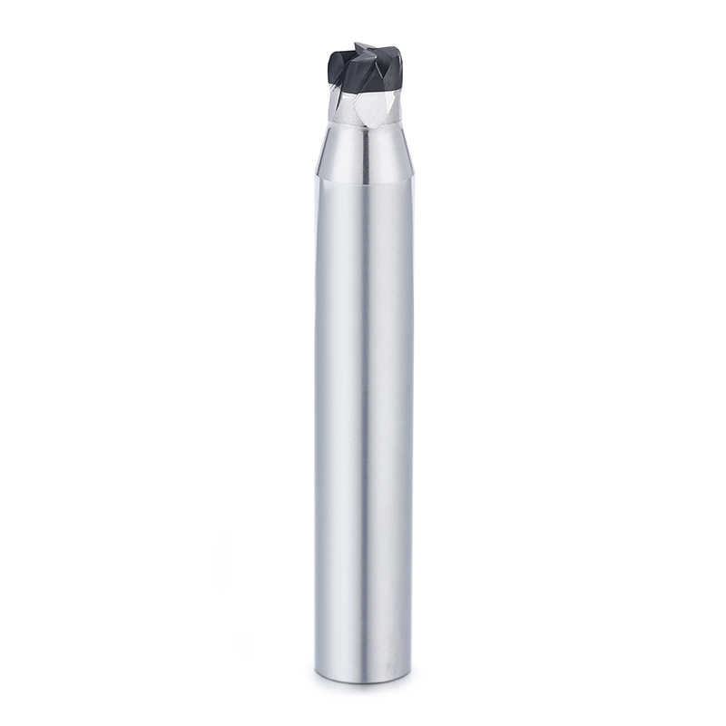 CBN corner radius end mill for hardened steel
