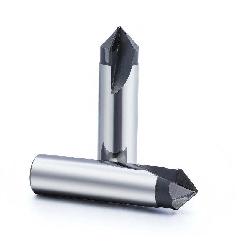 PCD chamfer and countersink cutter for aluminum and composites