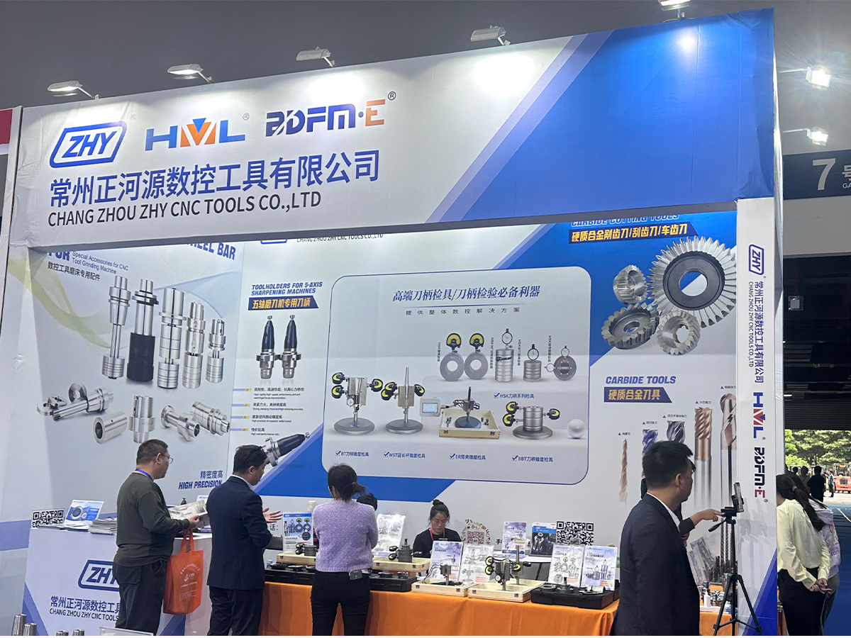 ZHY team discussing carbide cutting tools with customers
