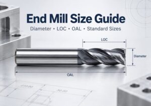 End Mill Size Guide: Diameter, Cutting Length, OAL & Standard Sizes