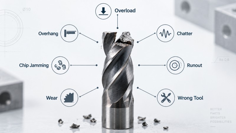 Seven main causes of carbide end mill breakage