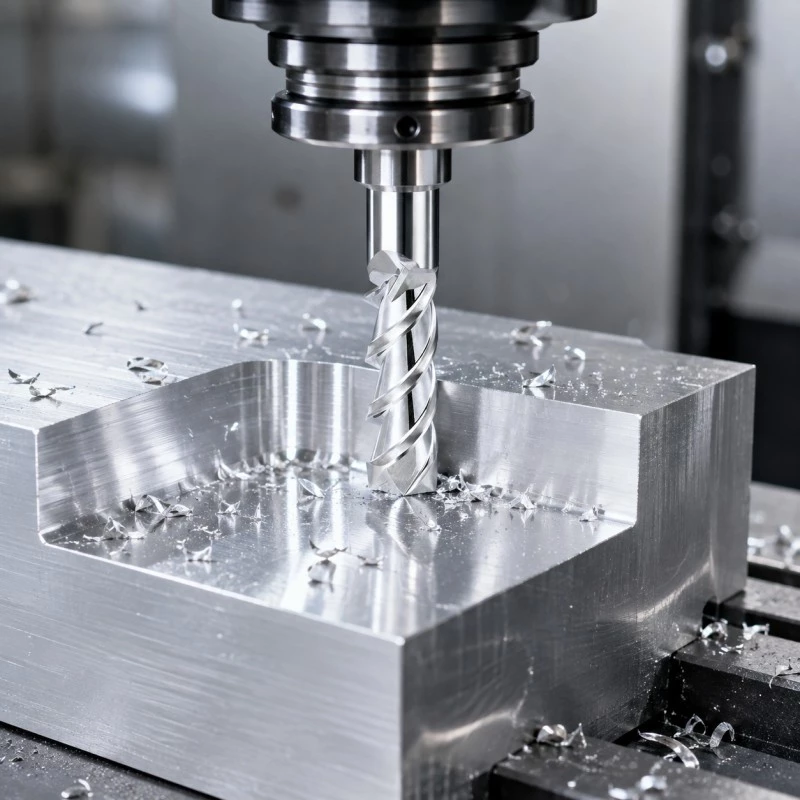 Carbide end mills for aluminum