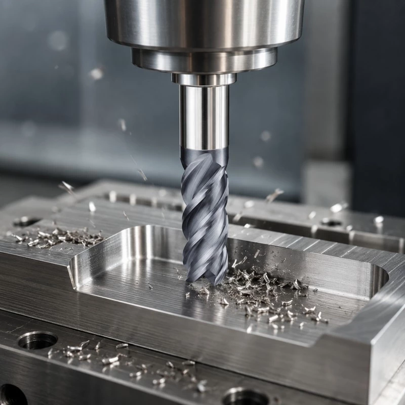 Carbide end mills for stainless steel