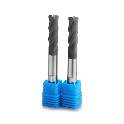 Diamond coated carbide end mills for graphite