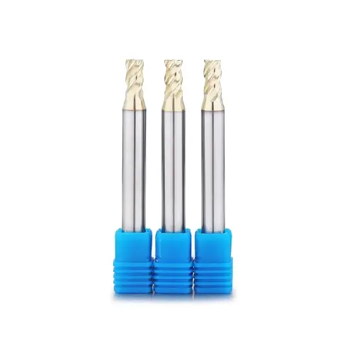 Carbide end mills for titanium alloys