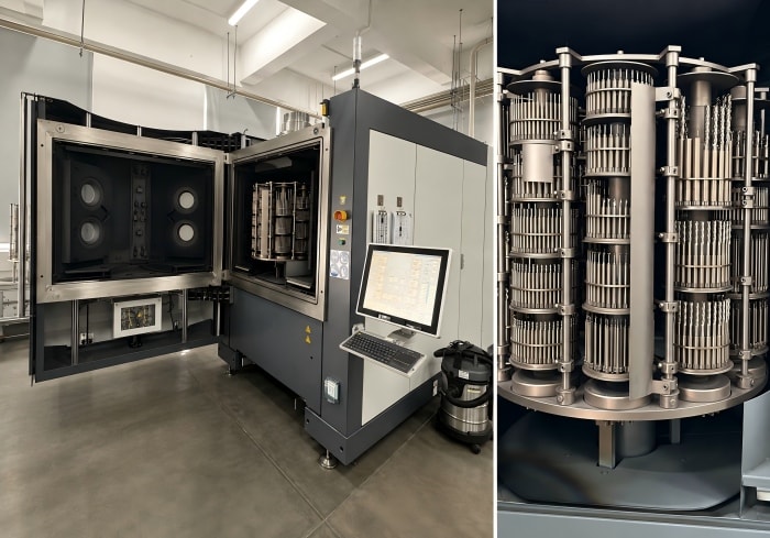 in-house PVD coating equipment for carbide cutting tools at ZHY