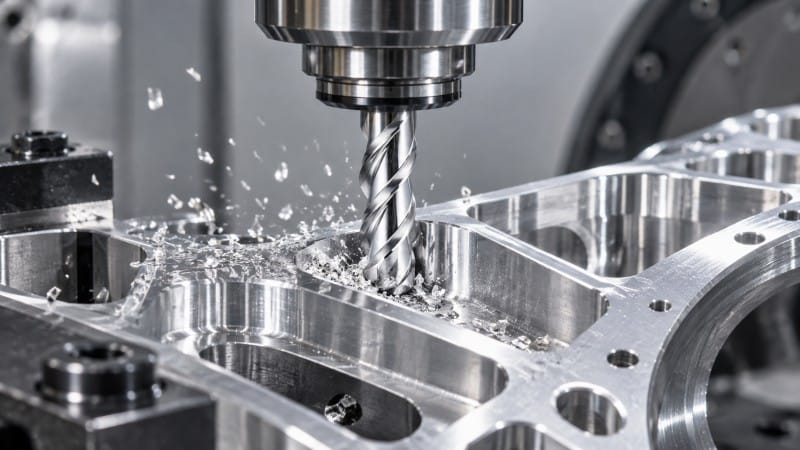 Custom carbide end mills for aerospace machining