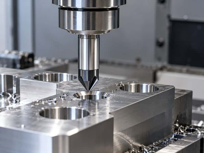 Solid PCD chamfer cutter for aluminum and composite machining